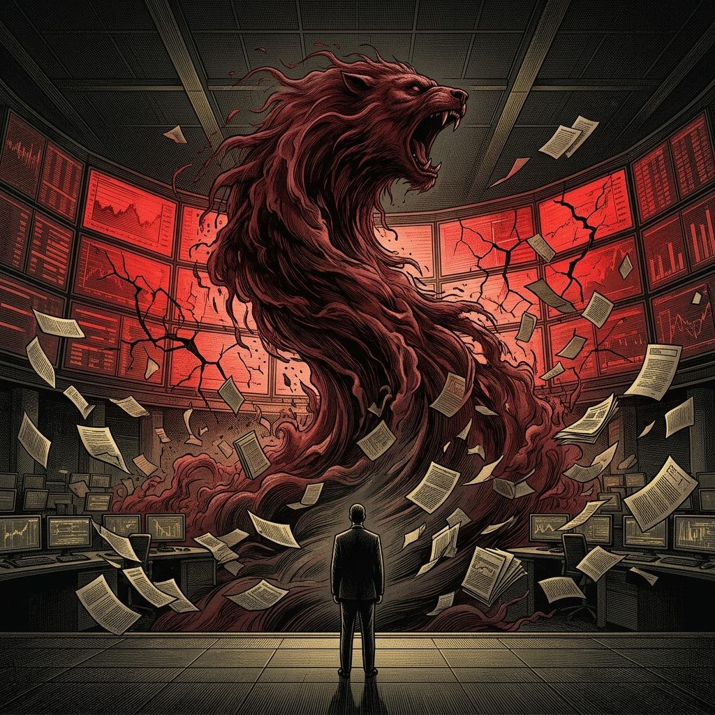 Volmageddon 之夜,波動率猛獸暴起、螢幕全紅,散戶渺小僵立